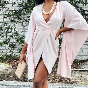 ASOS Blush Wrap Dress